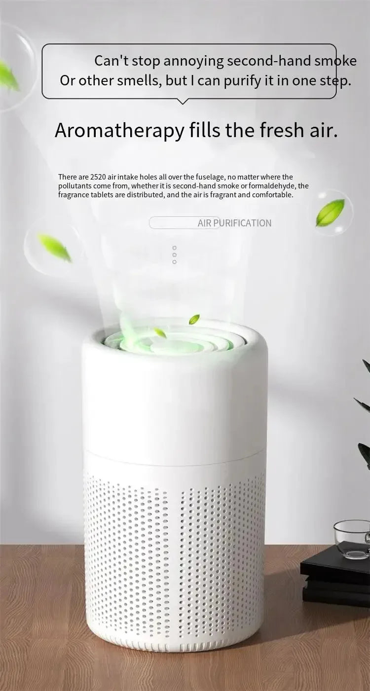 Xiaomi Air Purifiers Home Air Cleaner HEPA Filter PM 2.5 Anti-allergic Remove Second-hand Smoke Odor Air Freshener for Bedroom