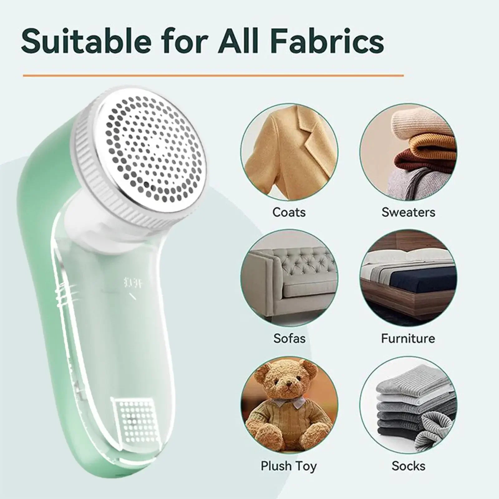 Household Clothing Lint Remover Fabric Shaver Removes Hairs For Cleaning Take Out of Clothes From Home Cat Electric Tools Garden
