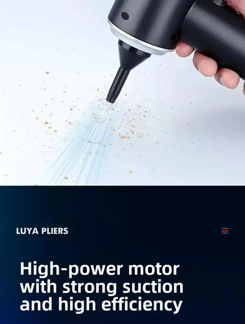 9880000PA Vacuum Cleaner 120W Wireless Super High Power 2-in-1 Wet Dry Dual-use Portable Powerful Suction Vacuum Cleaner For Car