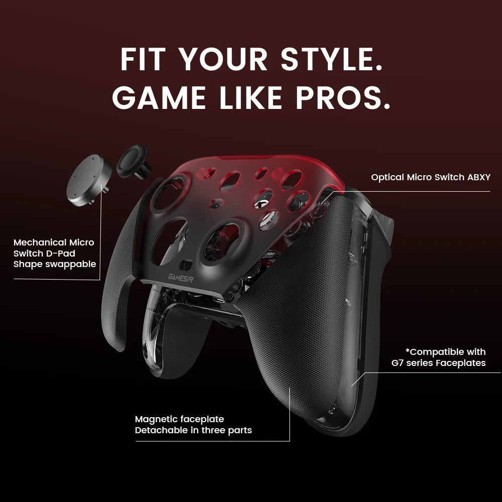 GameSir G7 Pro Xbox Series X|S Gaming Controller - TMR Sticks, Hall Effect Triggers, 1000Hz Polling, Smart Charging Station