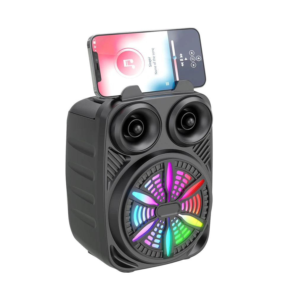 500mAh Bluetooth Speaker Sound box High Power Bluetooth Speakers TF/FM/USB/TWS/BT Handheld Sound Subwoofers For Dancing