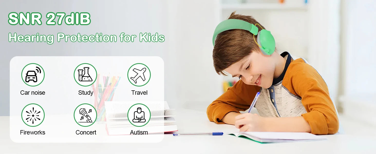 YHKEMA Kids Noise Cancelling Headphones