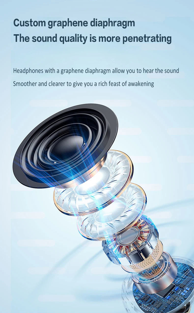 Bluetooth Wireless Headphones Bluetooth Neckband Earphones LED Display Hifi 9D Stereo Sports Headset Long PlayTime Handsfree