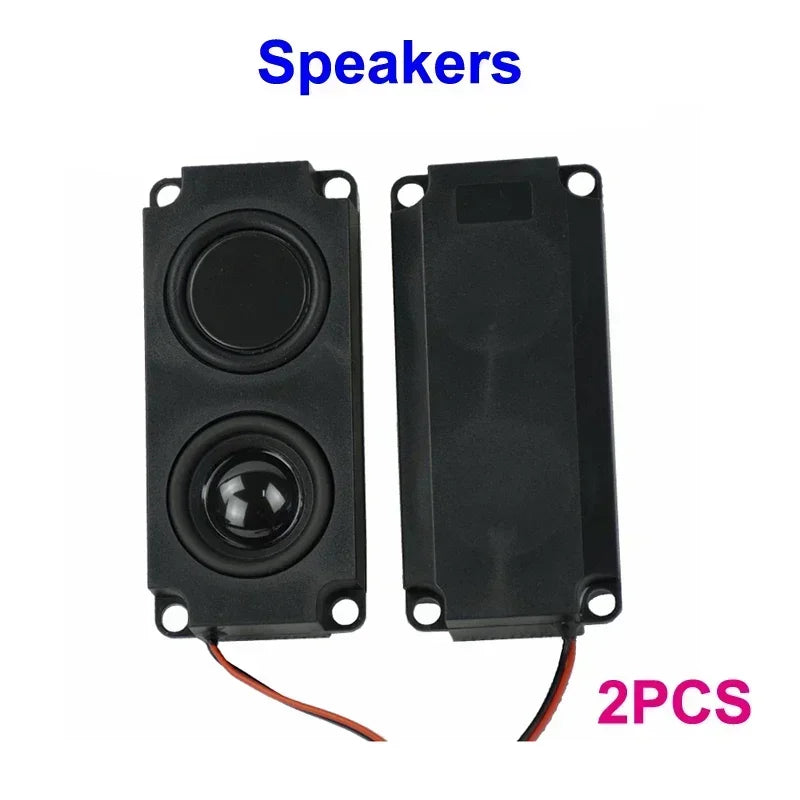 2*10W Full Range Speaker 2.0 Audio DIY Home HiFi System Theater Portable Loudspeaker Subwoofer Race Track Speakers TV AUX Pair