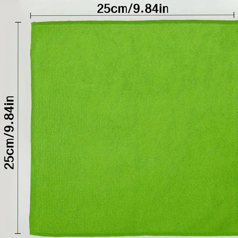 A Set of 20/50Pcs Cleaning Cloth Set in Random Colors, Multi-Functional and Absorbent, for Home, Kitchen, Living Room, Bedroom, Bathroom, and Furniture Stain Removal, Glass Cleaning, Microfiber Cleaning Cloth for Both Dry and