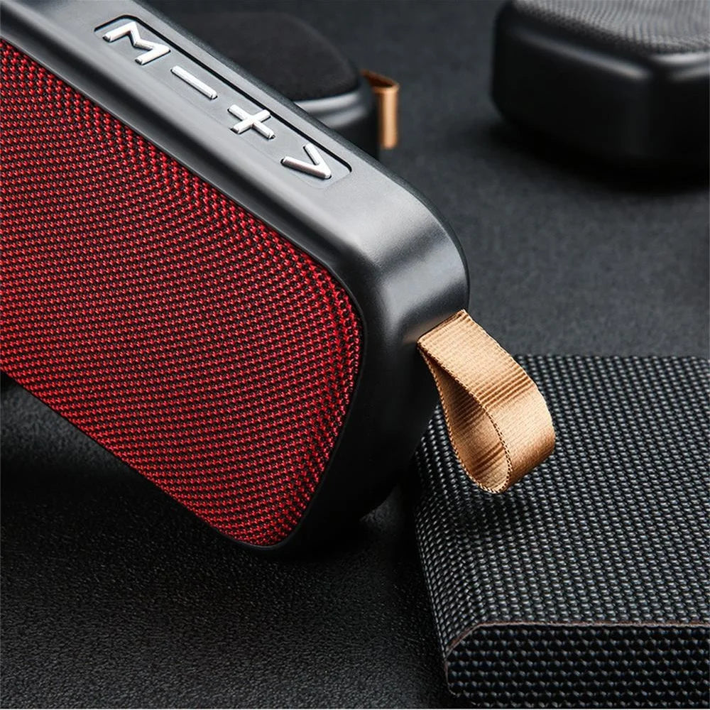 Wireless Mini Bluetooth Speaker with Fabric Design, TF Card Support, 3D Stereo Sound, Designed for Outdoor Use