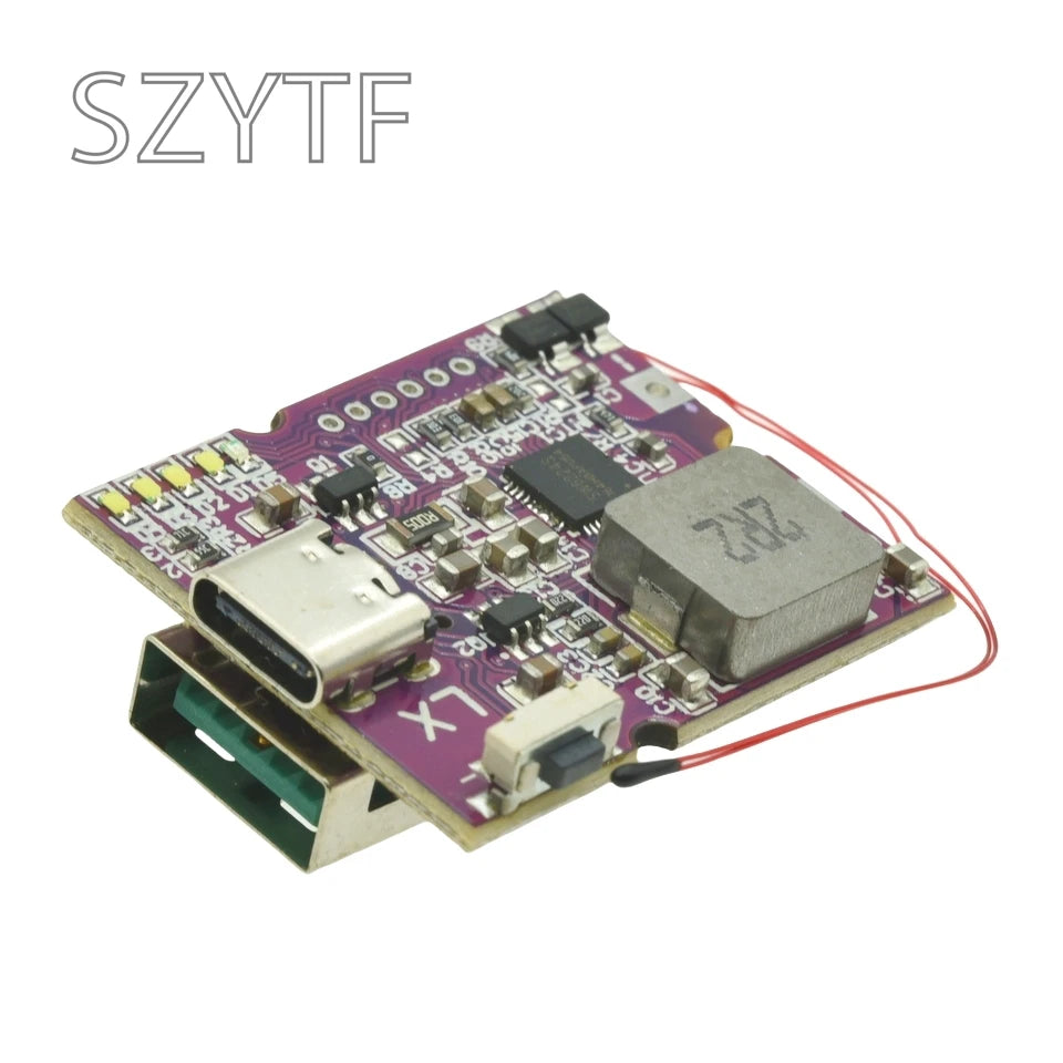 22.5W Power Bank Bidirectional Fast Charging Mobile Power Bank Module for Lithium Battery Charger Board Supports PD/QC2/3.0 QC4+