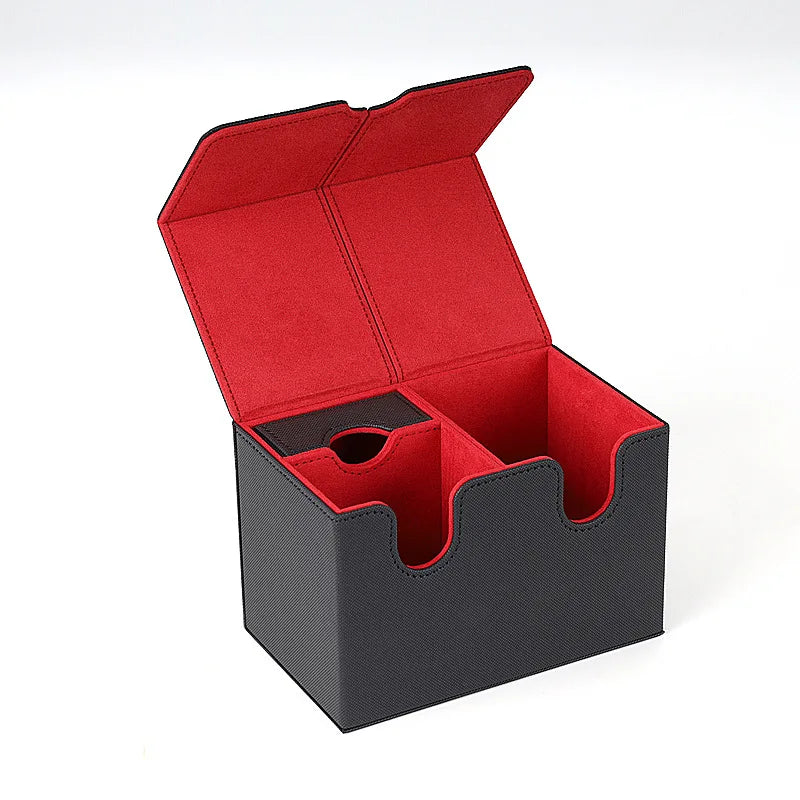 Card storage box card box big brand box solid color storage box top side installation toys games collection card for  Trading