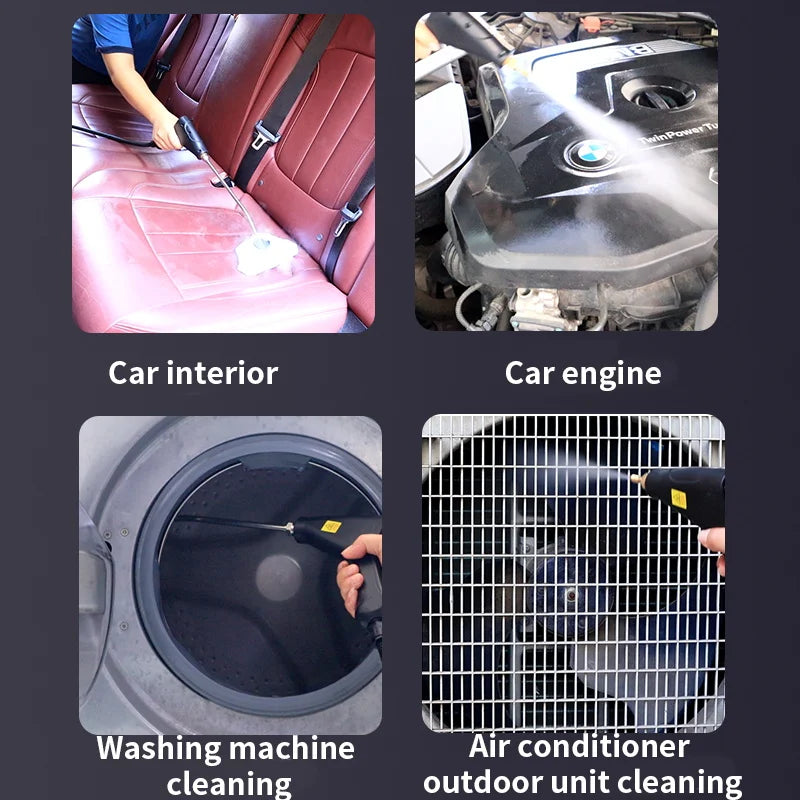 High PressureTemperature Steam Cleaner Steam Mop Sterilization Handhled Household Air Conditioner Kitchen Furniture Bathroom Car
