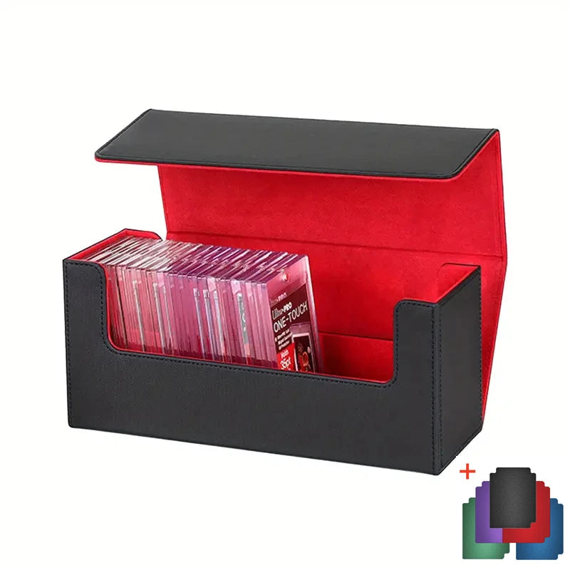 Deck Trading Cards Box for 100+ Game Baseball Card Storage Box Playing Card Carrying Case for Family Party Games Supplies