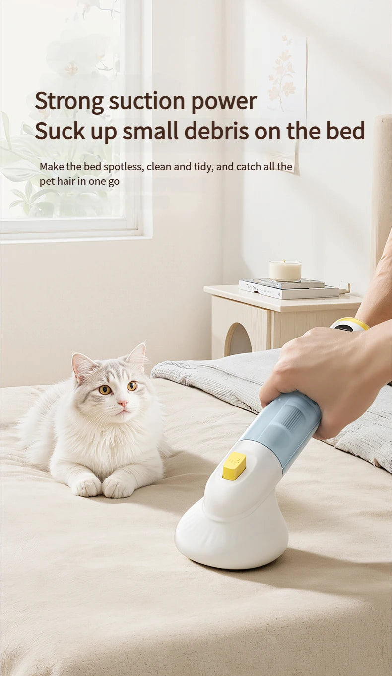 Multifunctional pet vacuum cleaner with advanced cyclonic technology for long lasting suction and pet hair removal