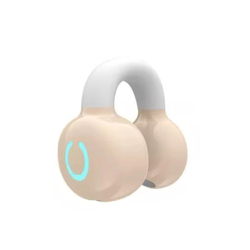 Bluetooth 5.3 Ear Clip Wireless Earphones HiFi Stereo Noise Cancelling Earphones Long Battery Life Waterproof Earphones