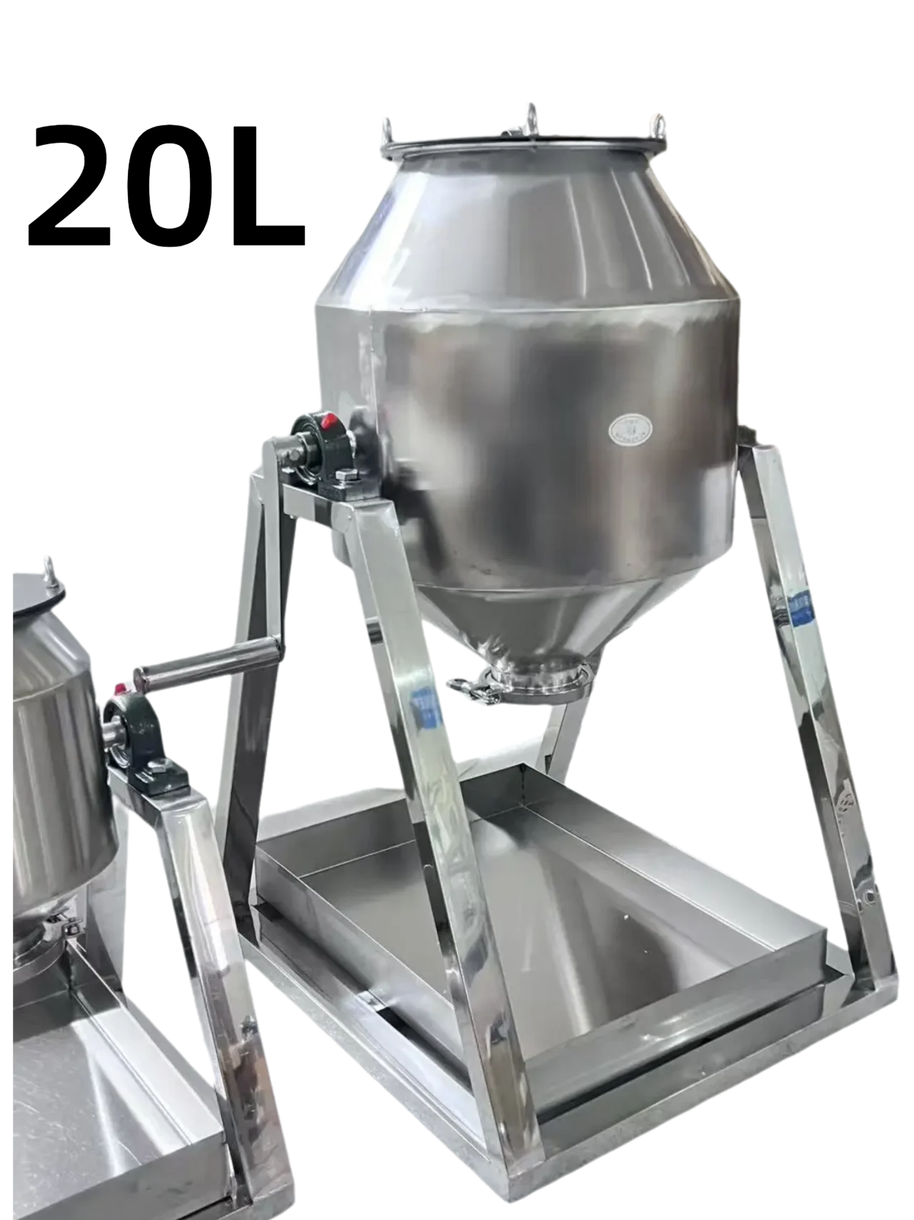5/10/20L Manual Small Powder Mixer – For Herbs, Nutrition, Animal Feed & Food Premix Commercial & Home Use