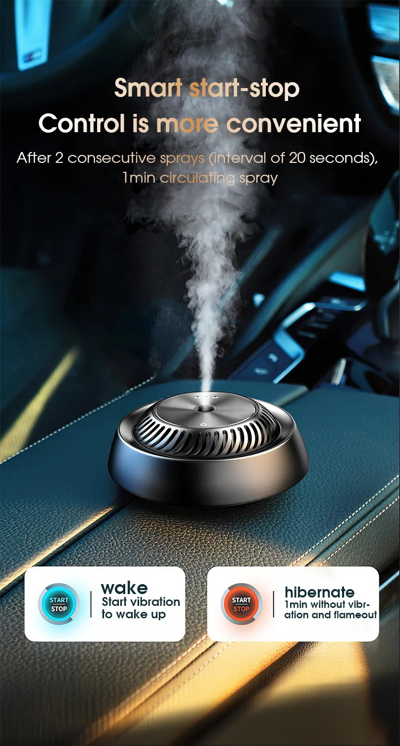 Smart Air Freshener Car Aromatherapy Fragrance For Purifying Seat Perfume Air Humidifier Diffuser Scent Air Machine Accessories