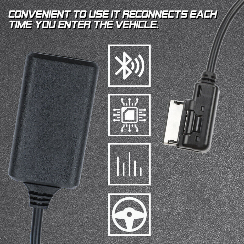 AMI MMI Bluetooth Music Interface AUX Audio Cable Adapter For Audi A1 A3 A5 A6 A8 Q3 Q5 Q7RS4 S3 S4 S5 S6 S7 A6L A8L Q7 A3 2010+