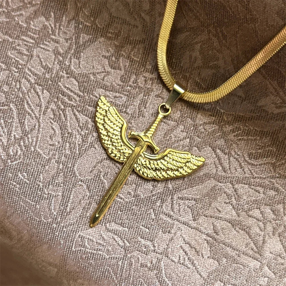 Christian Jesus Cross Necklace For Women Men Stainless Steel Chains Choker Religion Cross Pendants Jewelry Prayer Baptism Gifts