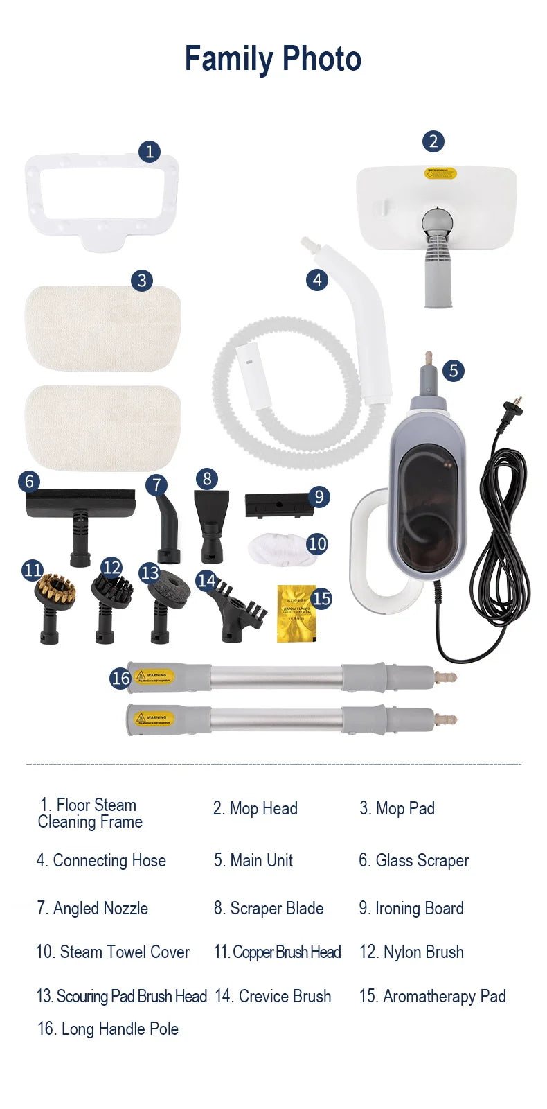 High Temperature Handheld Steam Cleaners Cleaning Kitchen Hood Car Steam Clean Machine Steam Mop Cleaner