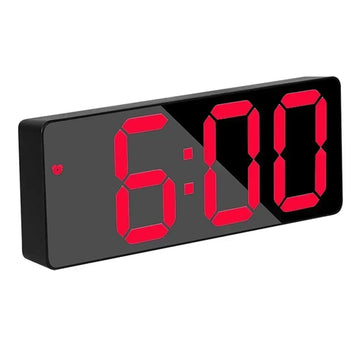 Electronic Clock with Bright Large Display and Voice Control Designed for Time Alarm Calendar and Temperature Monitoring
