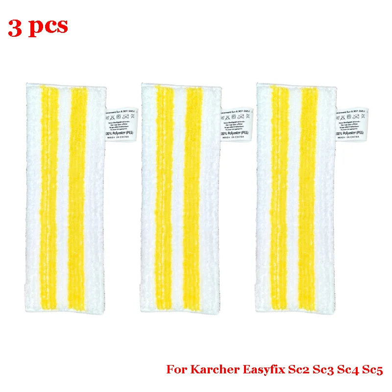 Steam Mop Cloth For Karcher Easyfix Sc2 Sc3 Sc4 Sc5 Handheld Vacuum Cleaner Part Yellow  Mop Cloth Cover Rags Pads  Accessory