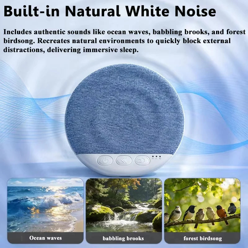 Sleeping Bluetooth Speaker Nature Sound White Noise Soundbar Wireless MP3 Music Player Ultra Thin Timed Shutdown Audio Pla New