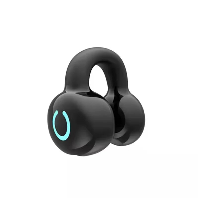 Bluetooth 5.3 Ear Clip Wireless Earphones HiFi Stereo Noise Cancelling Earphones Long Battery Life Waterproof Earphones