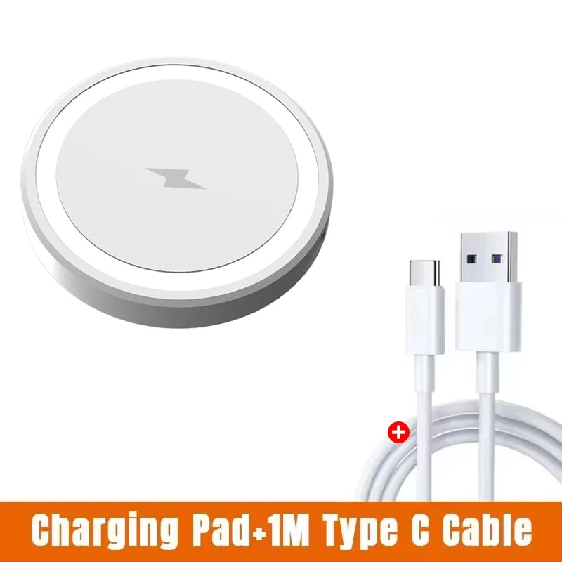 200W Magnetic Wireless Charger Phone Pad For Magsafe iPhone 17 16 15 14 13 12 Pro Max Airpods 4 Pro Magnet Fast Charging Station