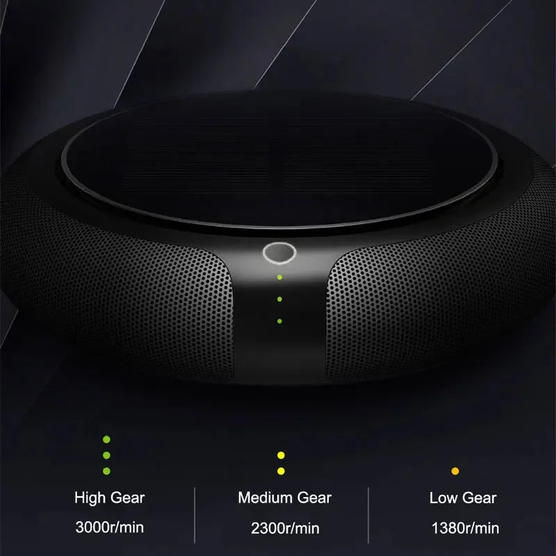 Youpin Air Purifier Solar Charging Car Ionizer HEPA Filter Ion Deodorant Car Aroma Machine Air Fresh Usb Rechargeable Home New