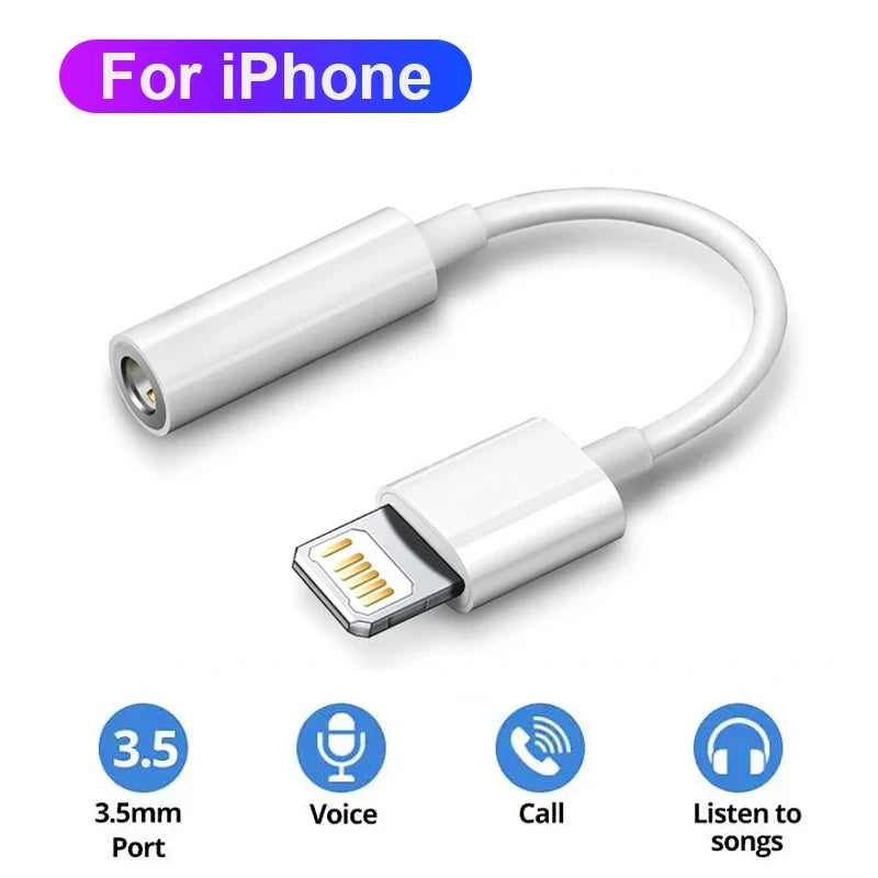 USB C to 3.5mm Headphone Adapter for iPhone Sumsang Huawei Xiaomi Redmi Poco Pixel 3.5mm Jack Earphone AUX Audio Adapter Cable
