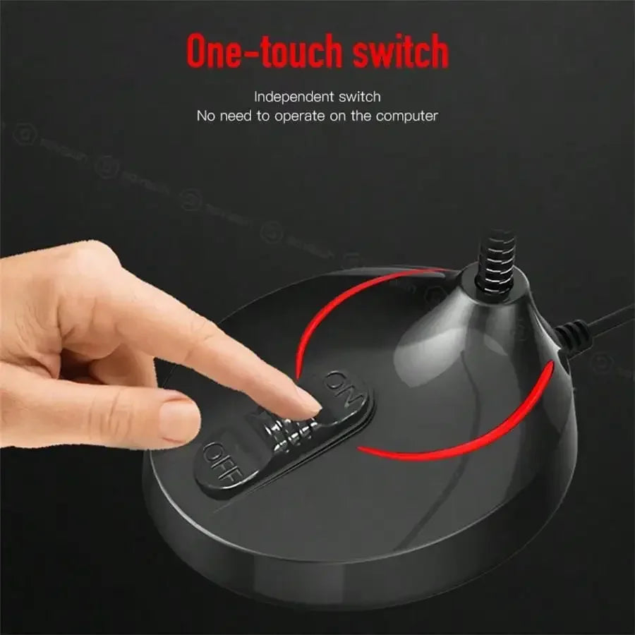 3.5mm or USB Professional Microphone Recording Singing Desktop Computer Games Microphone Omnidirectional Capacitive Microphone