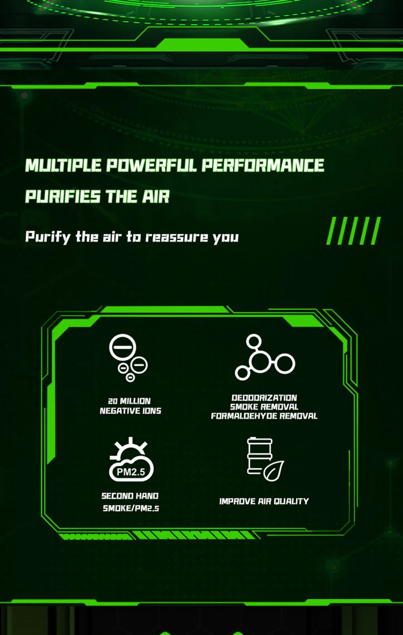 Low Energy Consumption USB Plug Negative Ion Air Purifier Eliminates Odors Purifies Smoke Formaldehyde Allergen For Home 2026