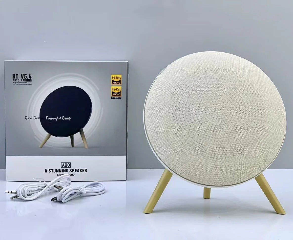 Mini Bluetooth Speaker UFO Design BT 5.4 HIFI Stereo Wireless Boombox Home Theater Sound System Support TWS TF USB AUX FM Play