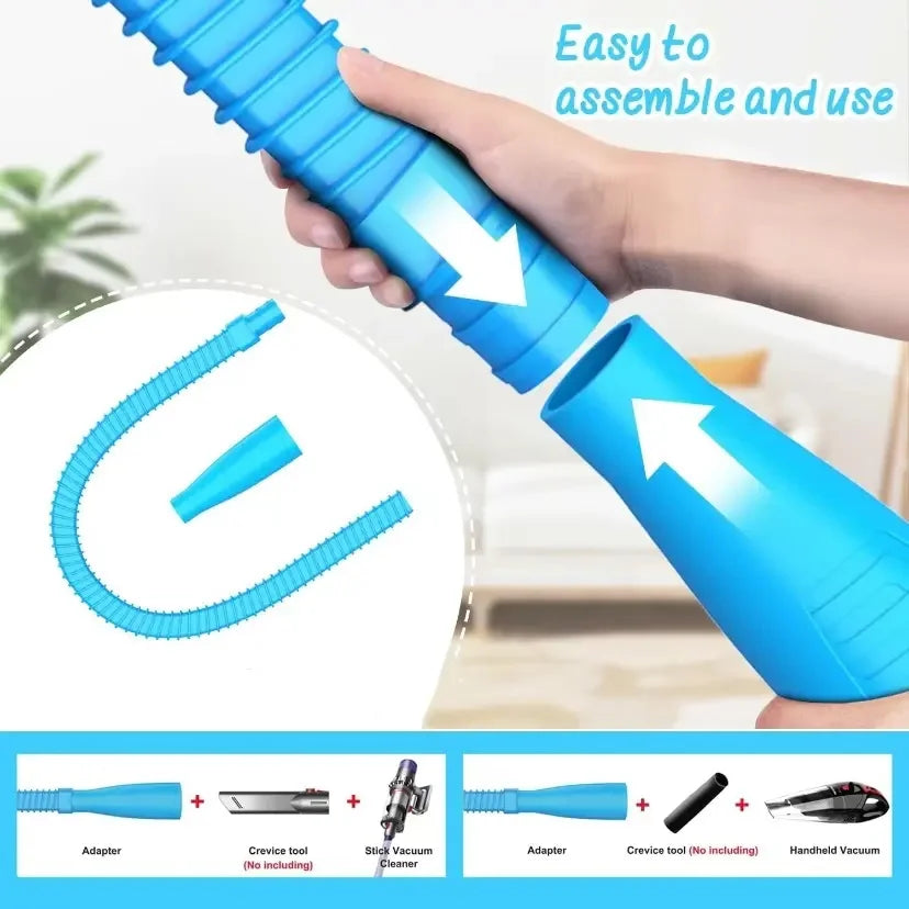 Vacuum cleaner vent cleaning kit, dryer ventilation vacuum hose, cotton lint remover