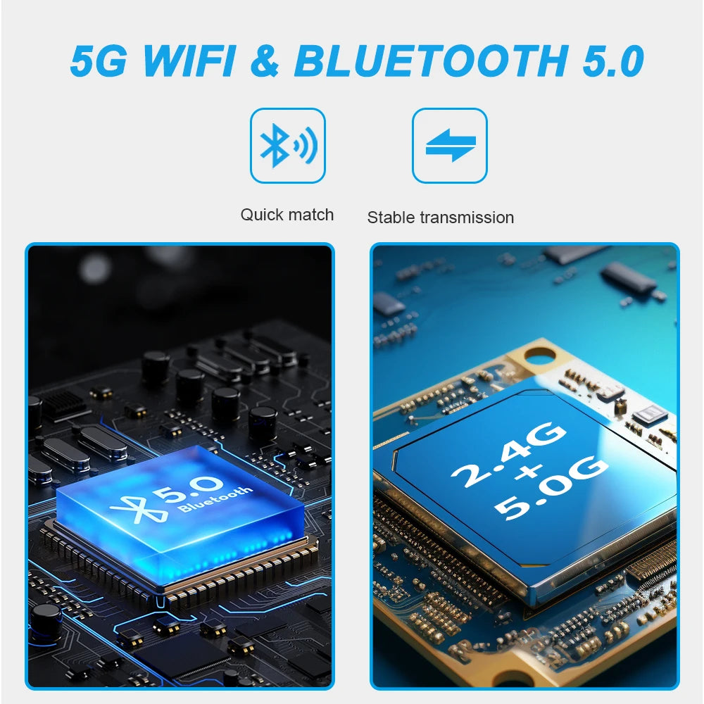 Carplay Wireless Adapter Android Auto 2in 1 Smart Dongle 2025 5G WIFI For iphone Android Phone For Volvo Benz Mg Kia Chery VW