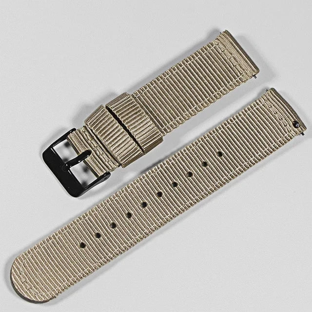 Nylon strap 18mm 20mm strap 22mm strap quick release design suitable for smart watches