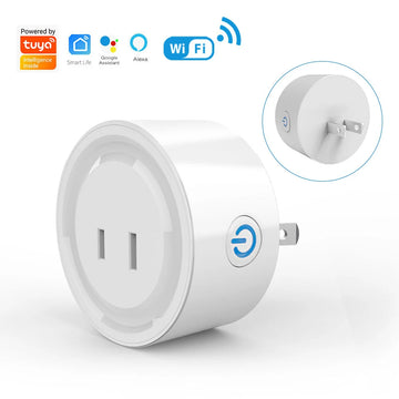 The Japanese standard plug of the Tuya wifi smart socket can be used for voice control and timing of two domestic AI speakers