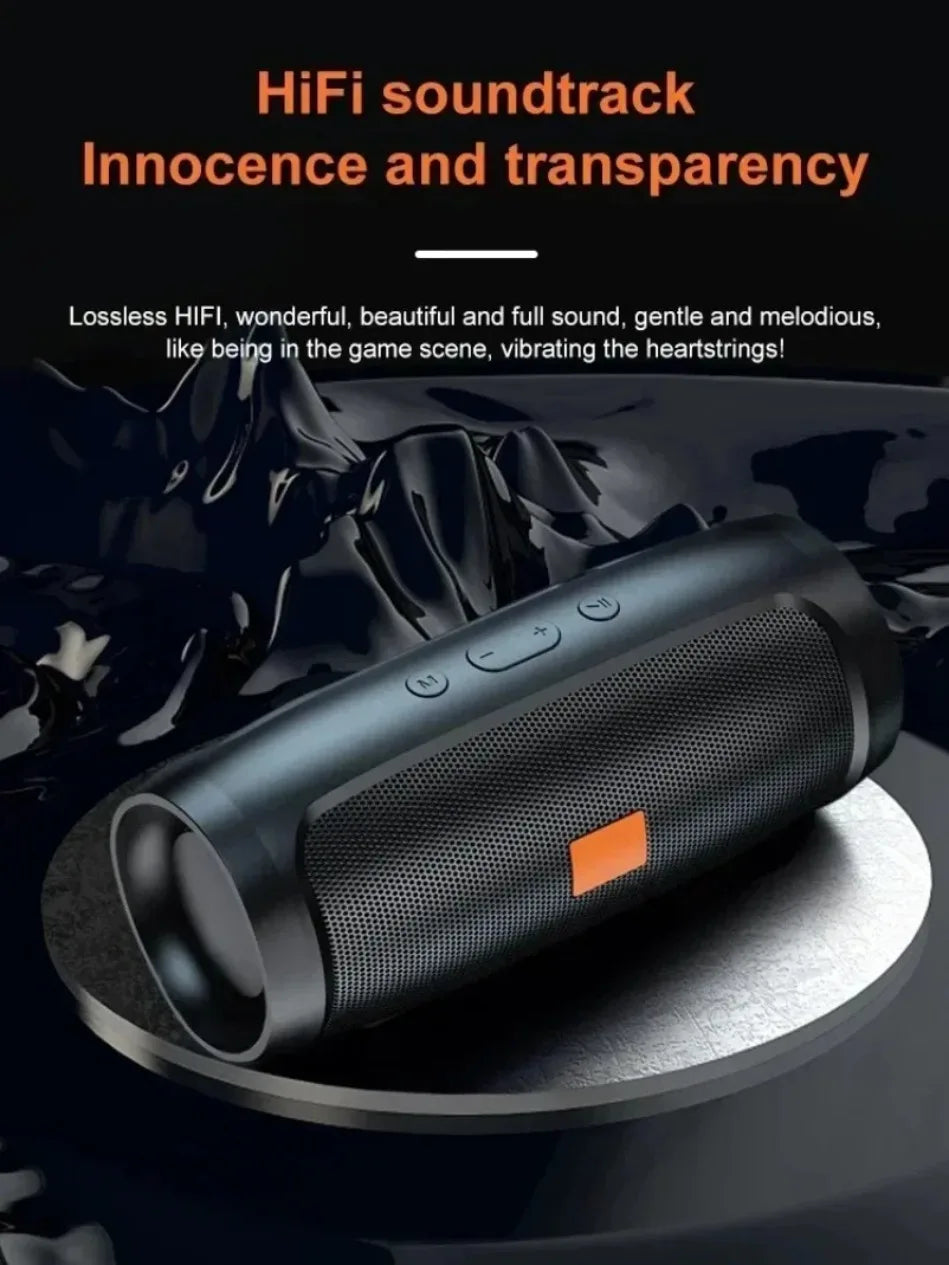 ViVO Portable Subwoofer Bluetooth Speakers Stereo Surround Waterproof Loudspeaker Wireless Sound Box Support FM Radio TF Card