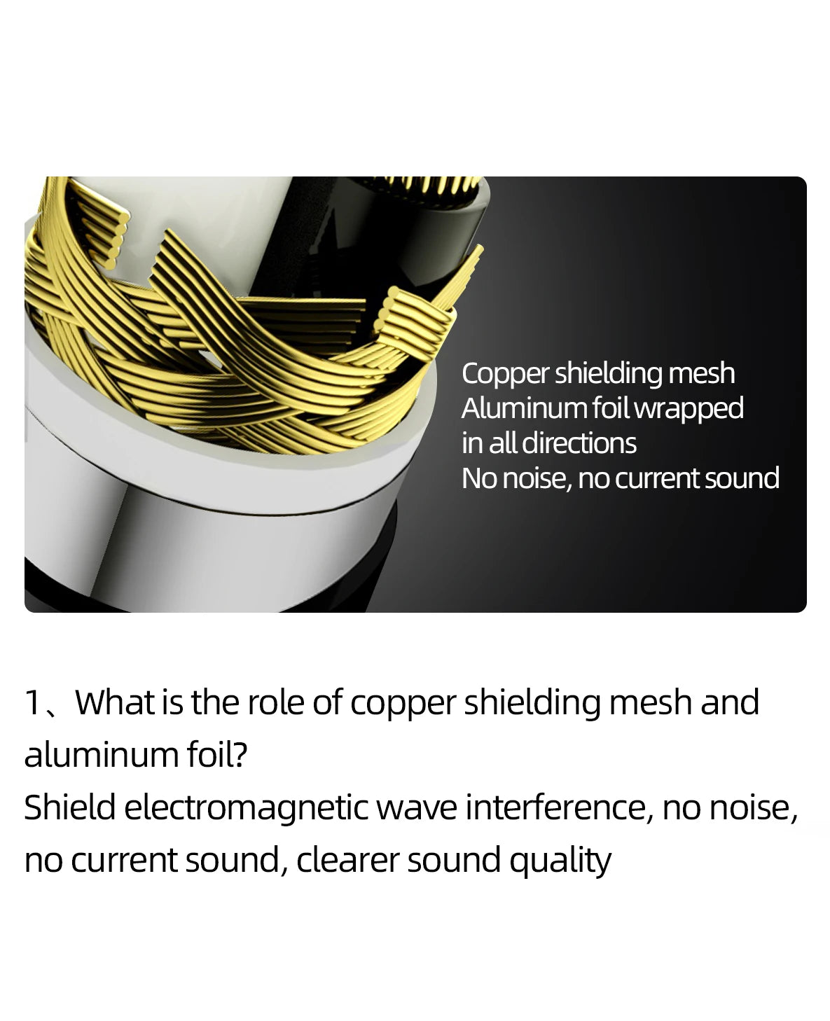 ATAUDIO HiFi EU Power Audio Cable High Quality 6N OFC Double Shielded with Gold-plated Plug AC Power Kabel for Speaker Amplifier