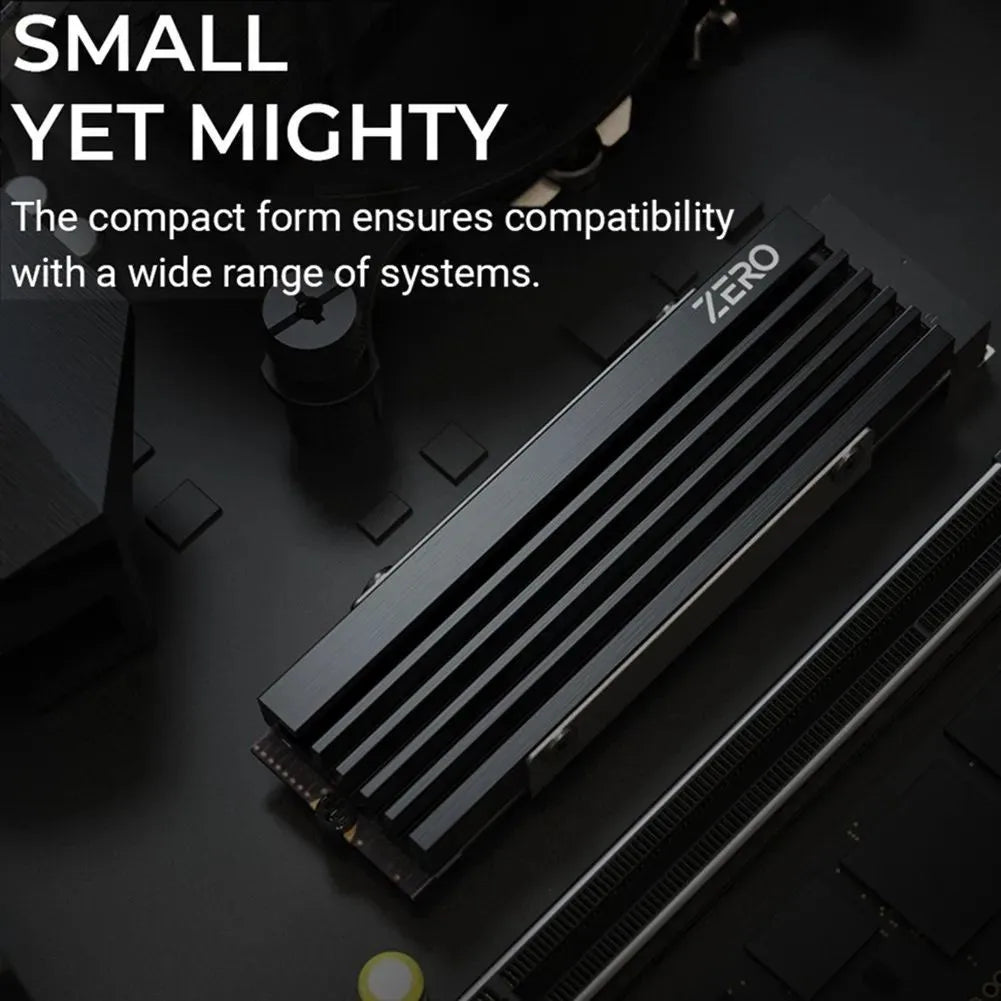 ID-COOLING M05 SSD Heatsink for M.2 2280 NVME Radiator Aluminum Alloy with Thermal Silicone Pad Efficient Cooling for PC