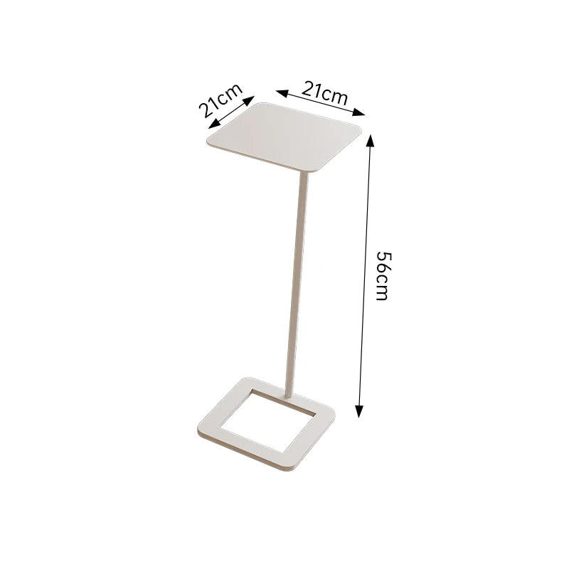 Corner Side Table for Living Room Narrow Sofa Gap Mini Coffee Table Outdoor Small Side Desk