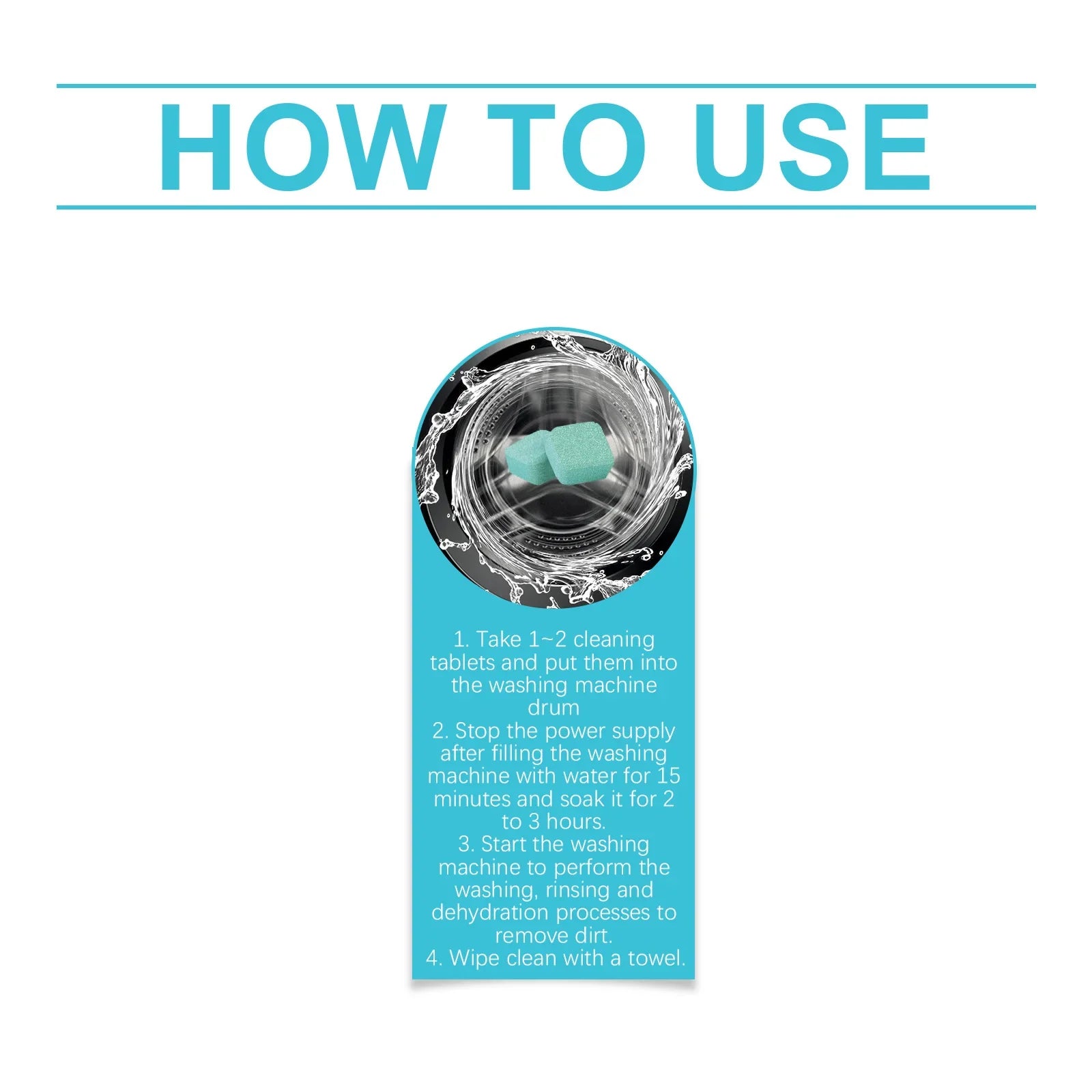 washing machine cleaning tablets, cleaning washing machine slots, household drum pulsator cleaning, stain removal and descaling