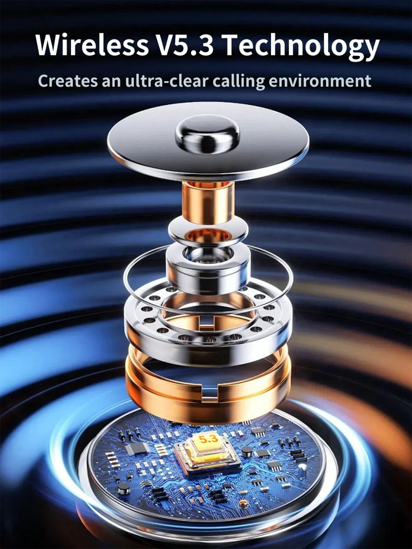 New air pro bluetooth earphones,wireless earbuds with mic,hifi stereo sound,clear bass,long playtime,compatible with android ios