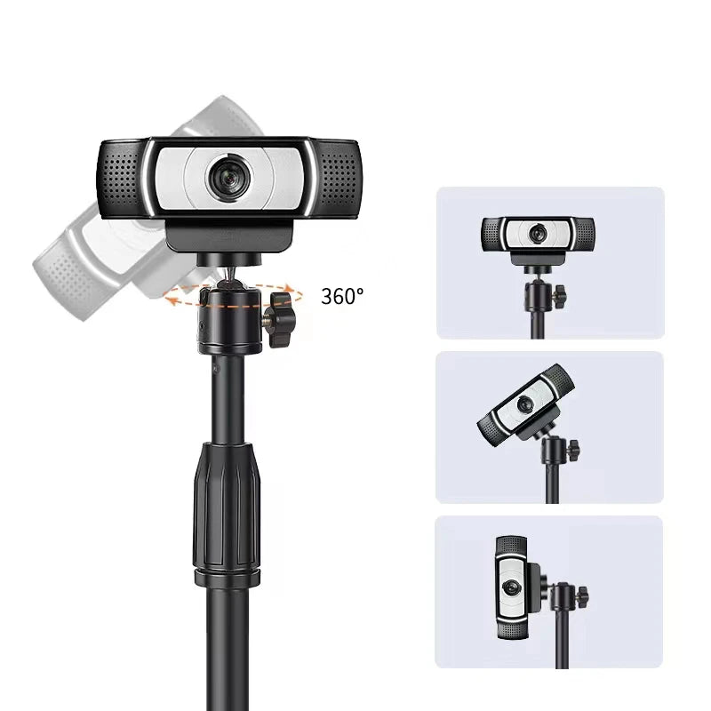 Desk Webcam Support Stand Desktop Web Camera Holder Mount Articulated Support Tripe for Logitech Web Cam Tripod for Webcam Arm