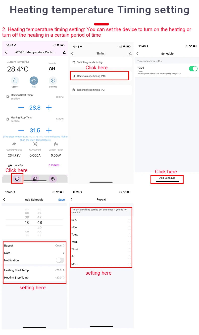 16A Tuya WIFI Digital Thermostat Socket Incubator AC220V Temperature Controller With Timer Switch Cooling Heating 3M NTC Sensor