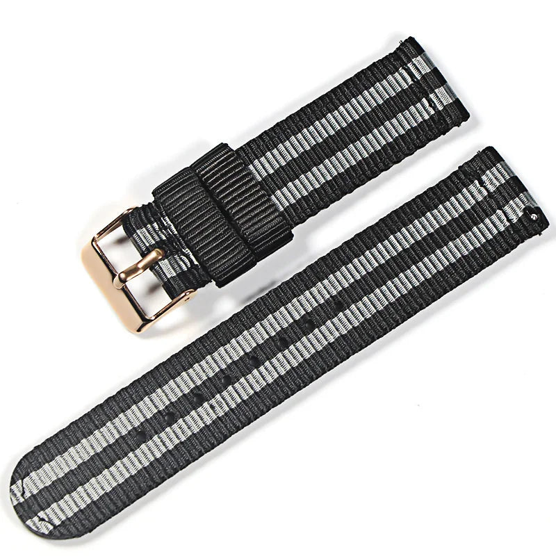 Nylon strap 18mm 20mm strap 22mm strap quick release design suitable for smart watches