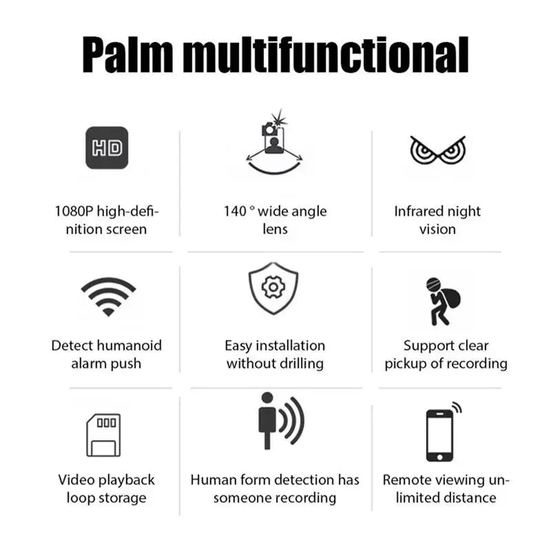1080P HD Mini X5 Smart Camera Wireless Surveillance Security Video Cam Night Vision Motion Detect Camcorder Cam Smart Home New