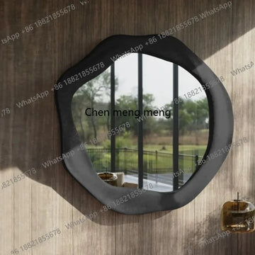 XIrregular bathroom mirror retro art deco, makeup, porch wall mirror