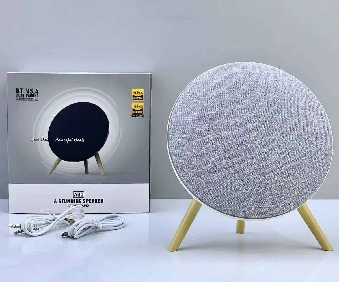 Mini Bluetooth Speaker UFO Design BT 5.4 HIFI Stereo Wireless Boombox Home Theater Sound System Support TWS TF USB AUX FM Play