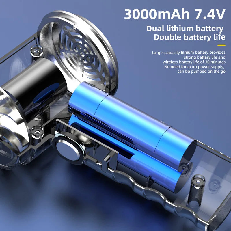 6 IN 1 Car Vacuum Cleaner Suction Blow Vaccum Vacum Wireless Home Handheld Charging Portable Mini Small Aspiradora Auto Machine