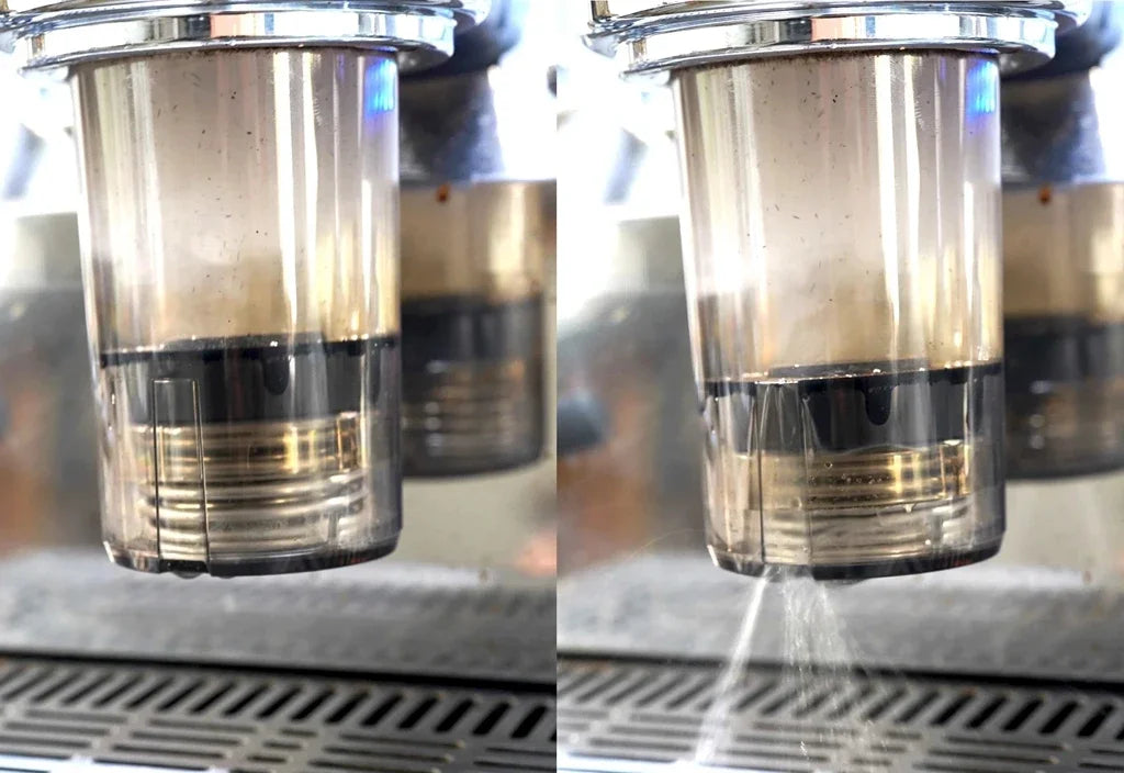 Espresso Machine Cleaning Device Spring Clean Coffee machine cleaning tools  backflush system
