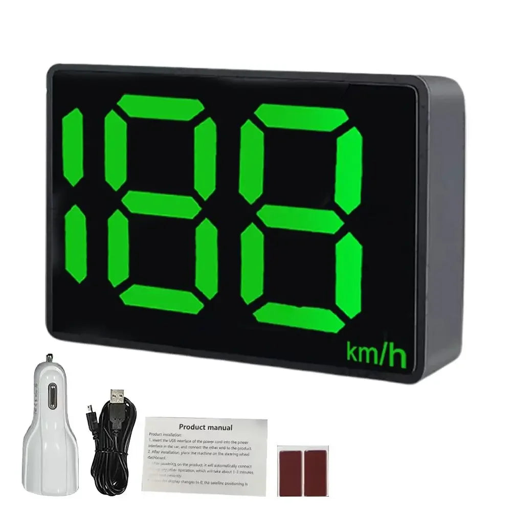 Universal Smart Gadget: GPS Car Speedometer with HUD Measurement Display; Speed KM/H. Experience in Improved V3G7